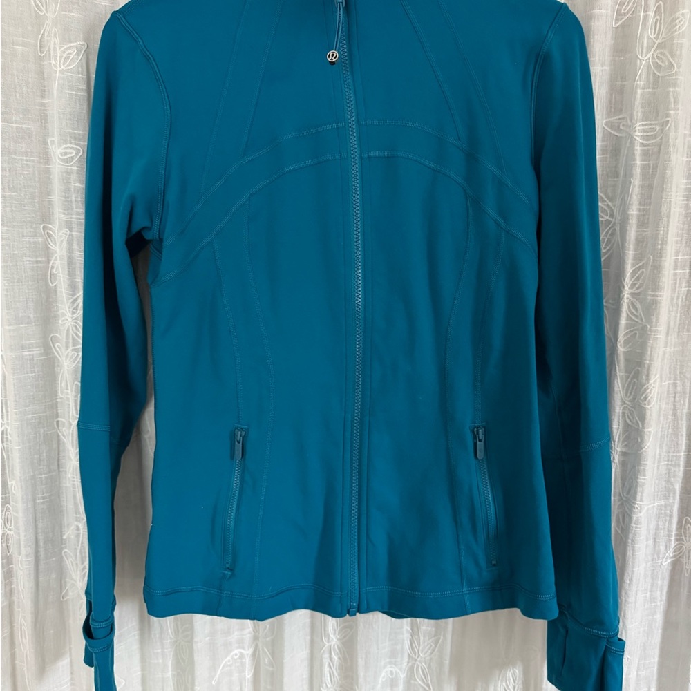 Lululemon align jacket.  Turquoise color.  Size 10.